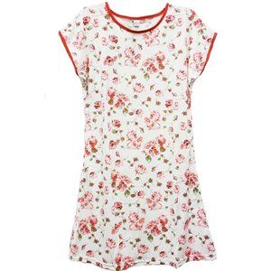 Women’s Sleeveless Floral Night Gown, Sleep Shirt